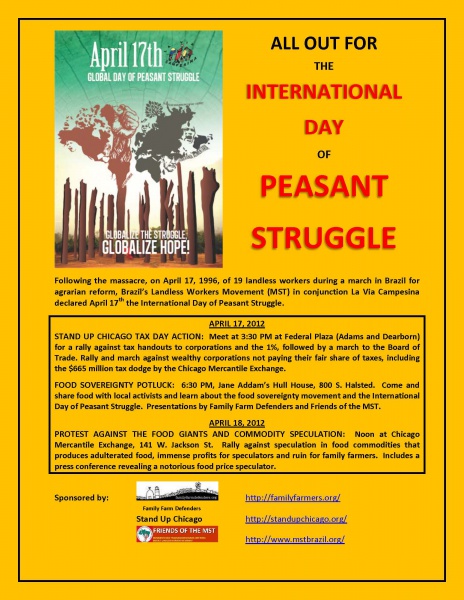 International Day of Pesant Struggle 2012