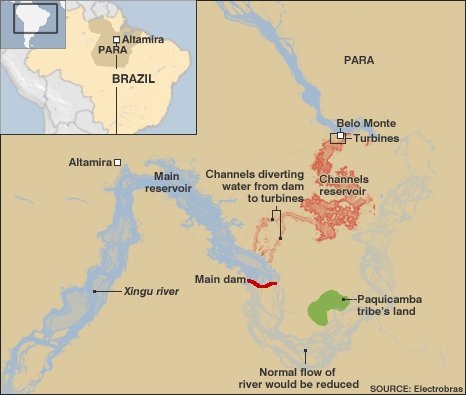 Brazil map